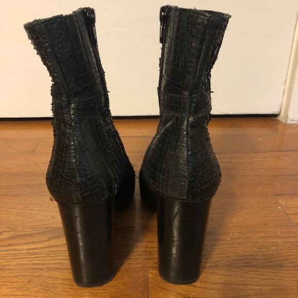 Free People Leather Nolita Ankle Boot Size 36 - Picture 3 of 5